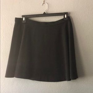 Black Knit Skater skirt